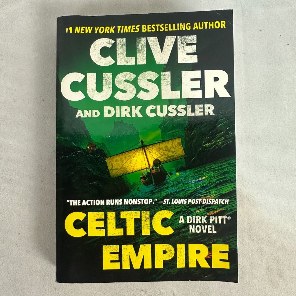 Clive Cussler & Dirk Cussler Celtic Empire Paperback 2019 Adventure Novel